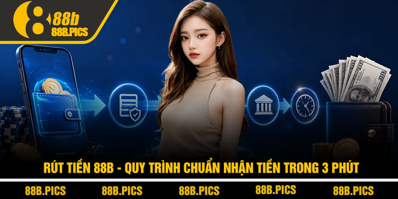 Rút tiền 88B - Quy trình chuẩn nhận tiền trong 3 phút 1 Rút tiền 88B - Quy trình chuẩn nhận tiền trong 3 phút